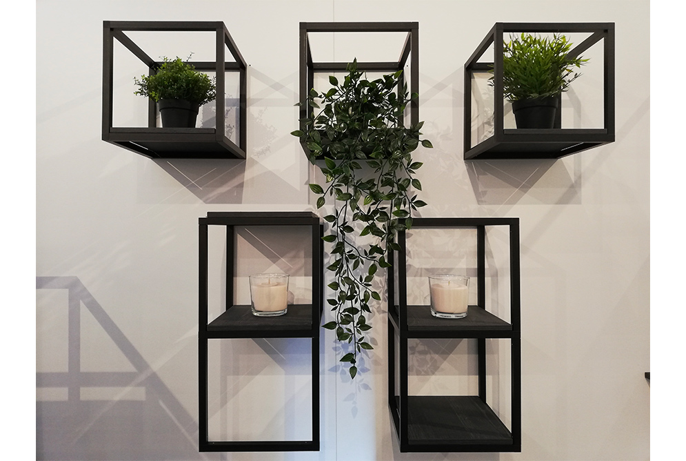 Giunto 20x20 3 vie aggancio muro