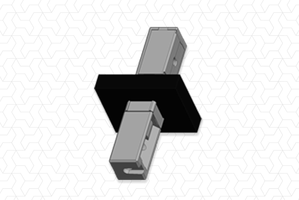 Giunto 20x20 2 vie pannello