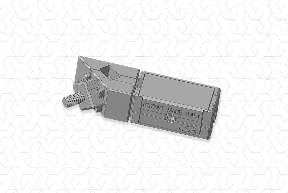 Giunto 1 via scomparsa 45° innesto diretto