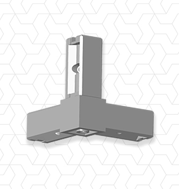 Giunto 3 vie piedino 25x25x1mm