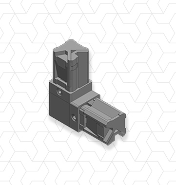 Giunto 25x25x1,2mm 2 via