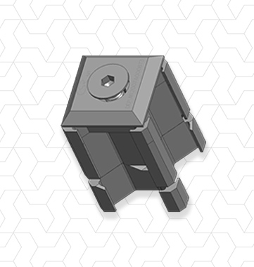 Giunto 40x40x2mm 1 via